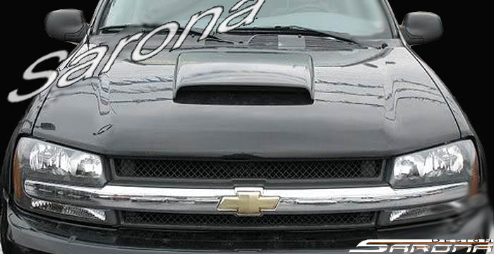 Custom Chevy Trailblazer Hood Scoop  SUV/SAV/Crossover (2002 - 2009) - $225.00 (Manufacturer Sarona, Part #CH-004-HS)